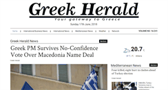 Desktop Screenshot of greekherald.com